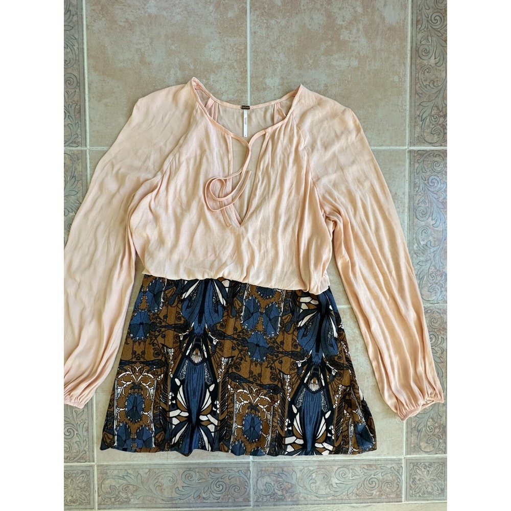 Free People  Long sleeve Dress Women's Size‎ 8